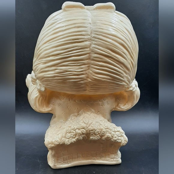 1973 Russ Berrie I Love You This Much Blow Mold Big Eyes Girl 11'' Tall #708 - Picture 4 of 7